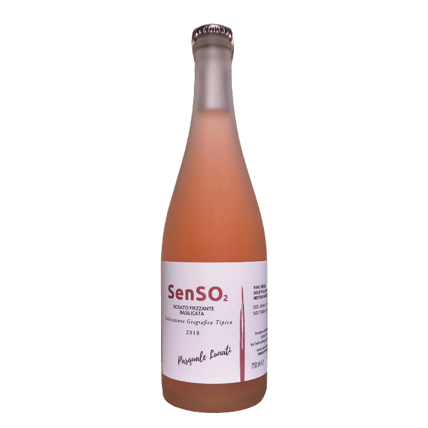 Basilicata Frizzante Rosato IGP Metodo Ancestrale 2018 SenSO2- Cantine TAVERNA